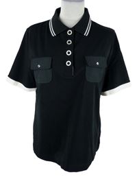Dámské černé polo tričko Basler 