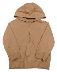 Hnědá propínací mikina s kapucí H&M