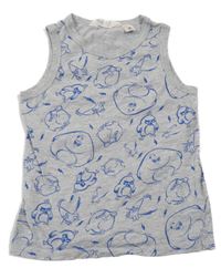 Šedý nátělník - Angry Birds H&M