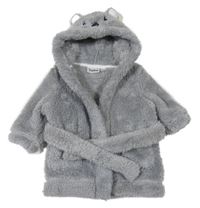 Šedý chlupatý župan s kapucí - koala Impidimpi