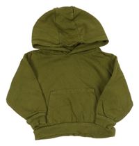 Khaki mikina s kapucí Primark
