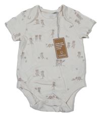 Nové - Smetanové body se surikatami Mothercare
