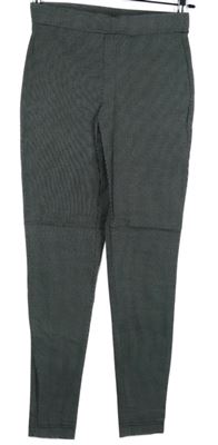 Dámské černo-bílé vzorované legíny Dorothy Perkins 