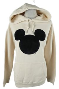 Dámská smetanová mikina s Mickeym a kapucí H&M