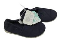 Nové - tmavomodré textilní mokasíny Mothercare vel. 21,5