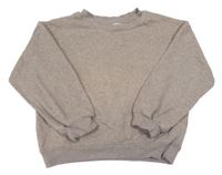 Hnědá melírovaná mikina H&M
