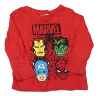 Červené triko se superhrdiny Marvel 
