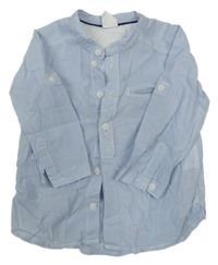 Modro-bílá pruhovaná košile H&M