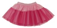Fuchsivo-růžová tylová sukně H&M