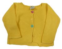 Žlutý propínací svetr Frugi