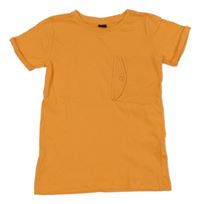Oranžové tričko s kapsou