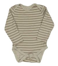 Béžovo-hnědé pruhované body C&A