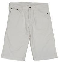 Bílé riflové kraťasy H&M