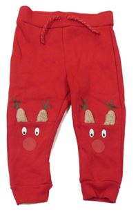 Červené tepláky se soby Primark
