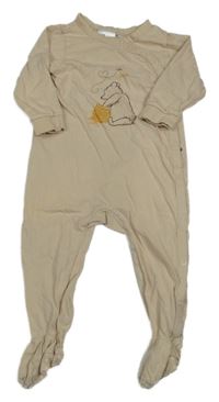 Béžový overal s medvídkem Pú H&M