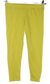 Dámské žluté capri legíny 