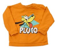 Pomerančová mikina s Plutem Disney