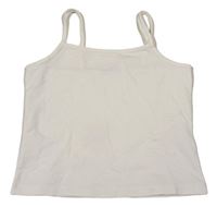 Smetanový crop top Lindex