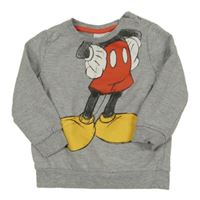 Šedá mikina s Mickeym Disney