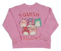 Světlerůžová mikina s potiskem Squish Mallows Nutmeg 