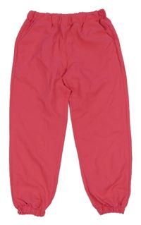 Tmavorůžové melírované cuff kalhoty fosfor kids