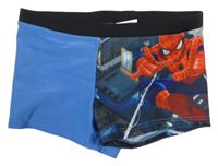 Modro-černé nohavičkové plavky se Spider-manem MARVEL