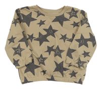 Béžová mikina s hvězdami Primark