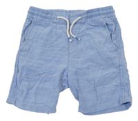 Modré melírované kraťasy H&M