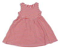 Červeno-bílé pruhované šaty H&M