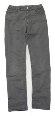 Šedé elastické skinny rifle H&M
