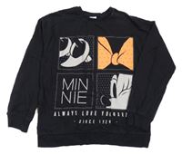 Černá oversize mikina s Minnií George