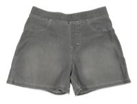 Šedé teplákové riflové kraťasy H&M
