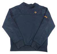 Tmavomodrá mikina s potiskem Jack & Jones
