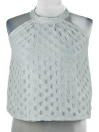 Dámský bílý madeirový crop top 