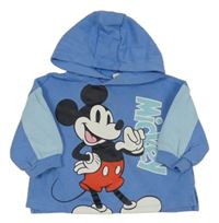 Modrá mikina s Mickeym a kapucí H&M