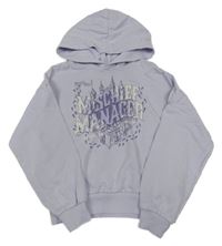 Lila mikina s potiskem a kapucí - Harry Potter H&M