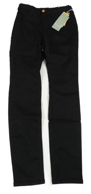 Nové - černé elastické skinny kalhoty Denim Co.