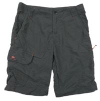 Antracitové outdoorové kraťasy Decathlon