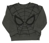 Tmavošedá mikina se Spider-manem Marvel