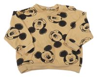 Béžová oversize mikina s Mickeym LC Waikiki