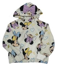 Smetanová mikina s Minnie a kapucí Disney + C&A
