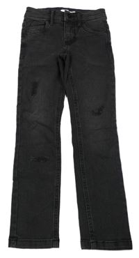 Nové - Antracitové skinny rifle s prošoupáním Name it