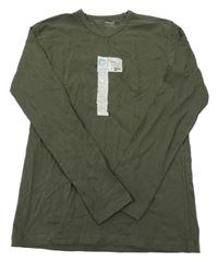 Nové - Khaki triko ZEEMAN 
