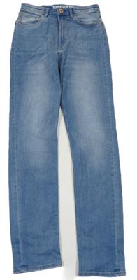Modré super stretch skinny fitr rifle H&M