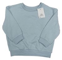 Nové - Světlemodrá vzorovaná mikina Primark