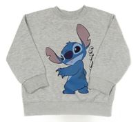 Šedá mikina se Stitchem Disney