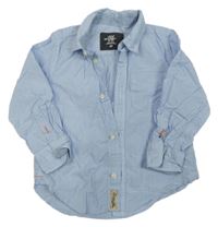 Světlemodro-bílá proužkovaná košile H&M