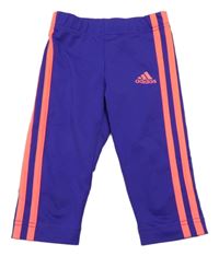 Fialové sportovní capri kalhoty H&M
