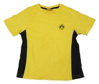 Hořčicovo-černé fotbalové tričko - Borussia Dortmund