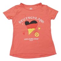 Červené tričko se srdcem - Německo EURO 2016